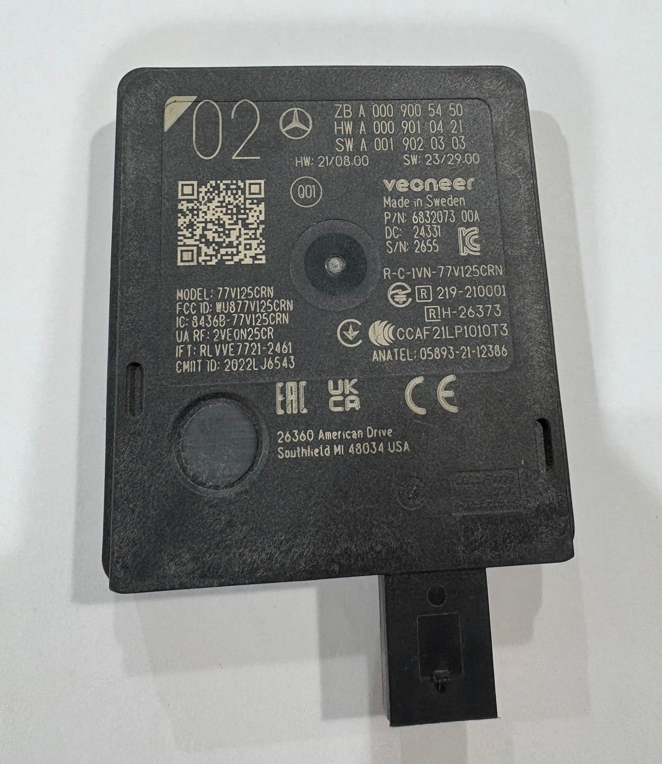 Radar Sensor for Mercedes-Benz E-Class 2021 (fits ALL) - Used-Main image